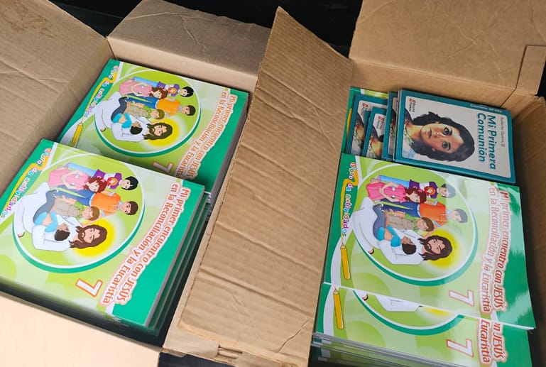 Donativo libros catequesis